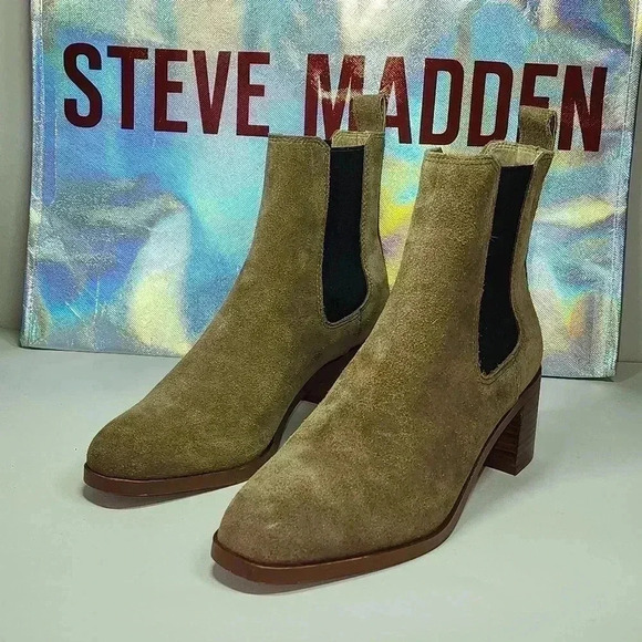 Steve madden woman's heeled booties size 8 - Picture 4 of 8